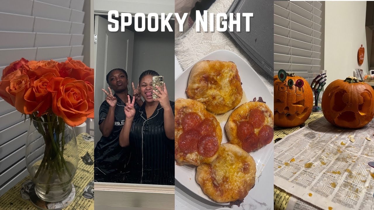SPOOKY GIRLS NIGHT | Pumpkin Carving, Games and More
