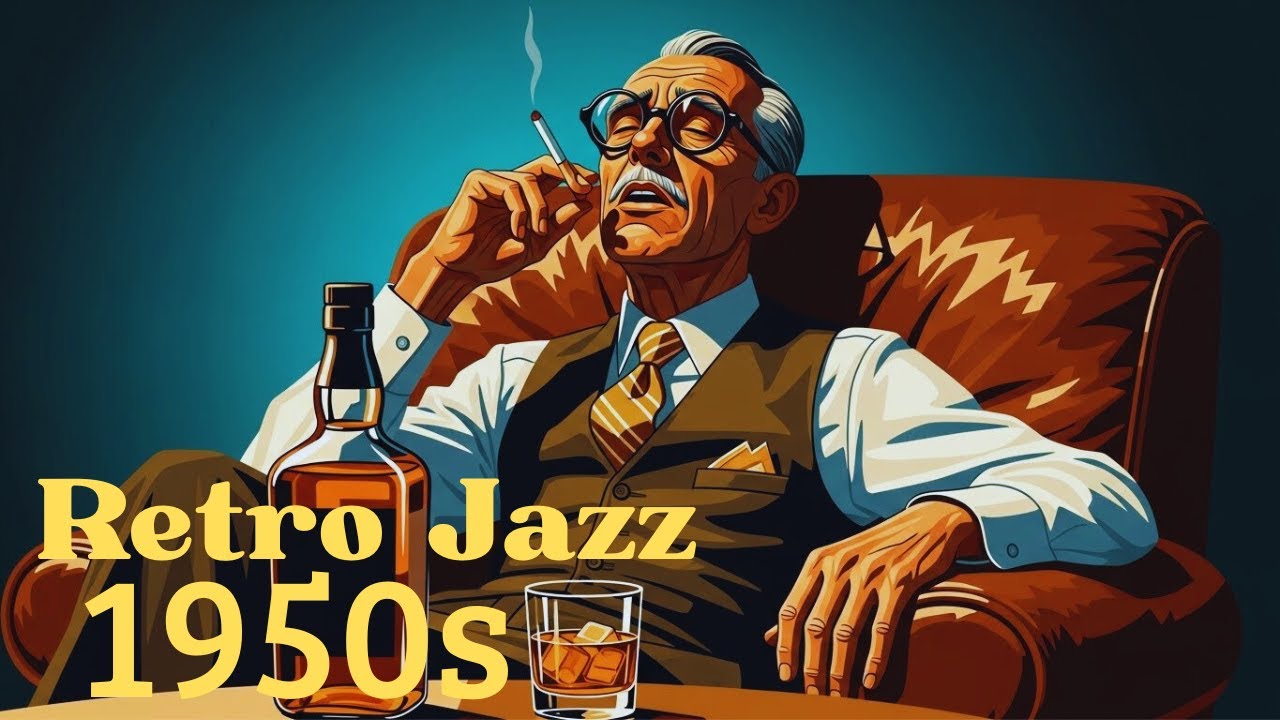 Вневременная атмосфера джаза 1950-х годов ~ Элегантный ретро-джаз и Chill Midnight Lounge