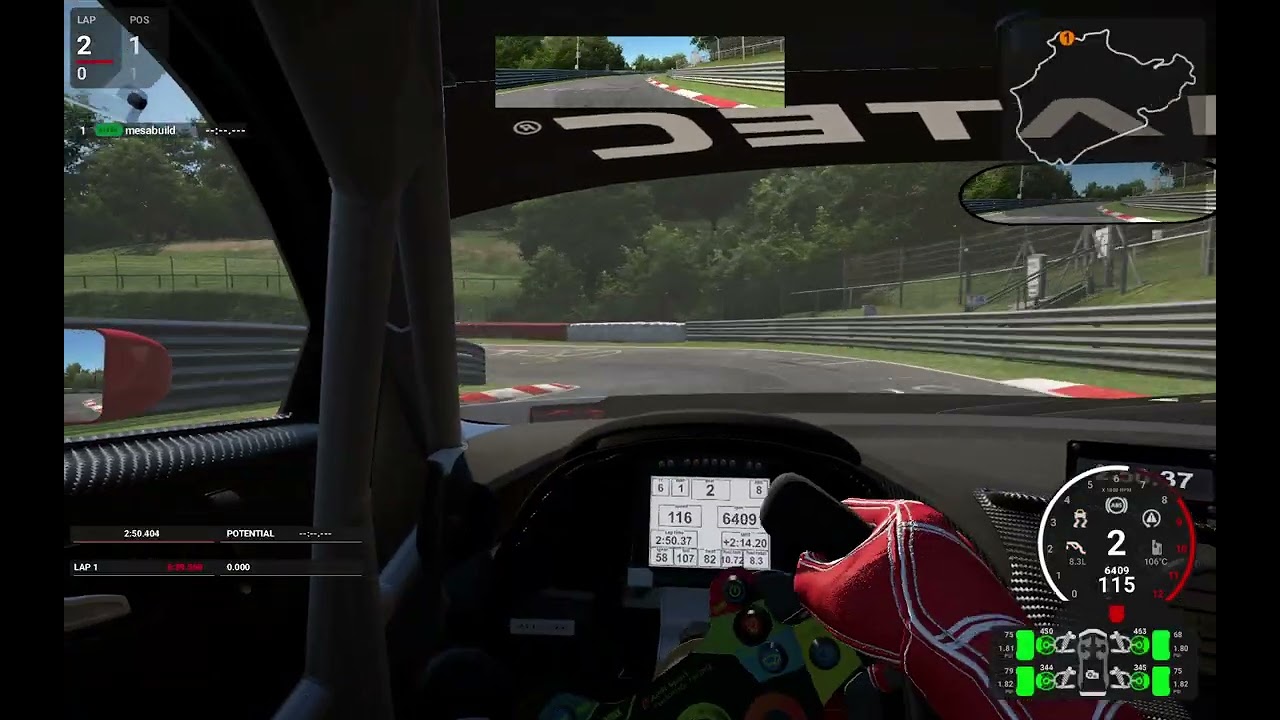Audi R8 LMS GT3 Nordschleife Tourist Hotlap (AMS 2) 2/15/26