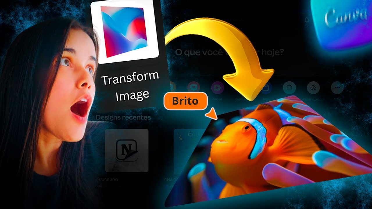 CRIE IMAGENS EM PERSPECTIVA NO CANVA
