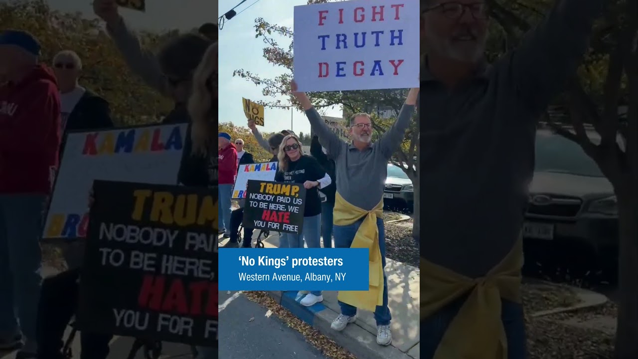 No Kings protest in Albany, NY
