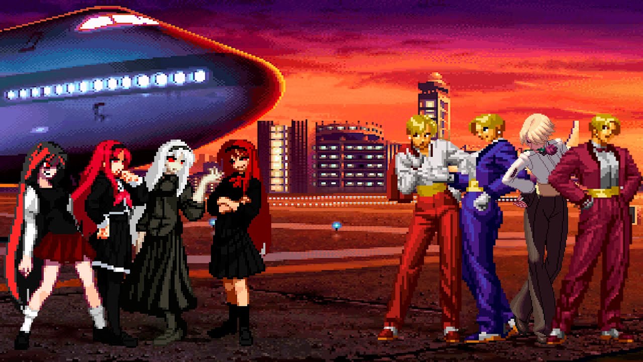 [KOF Mugen] Akiha Yagami Team vs King Team