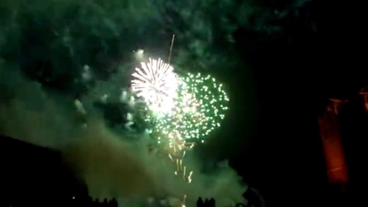 Abschlussfeuerwerk der Störtebeker Festspiele 2014