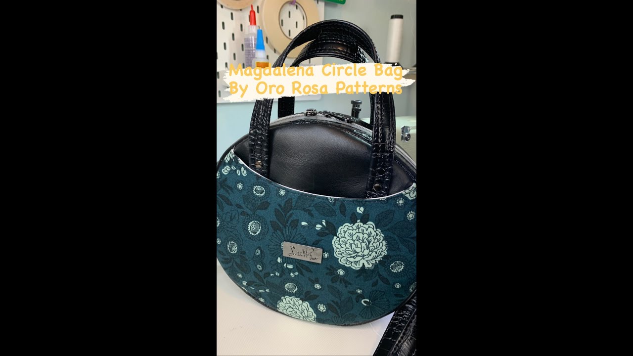 Magdalena Circle Bag Pattern by Oro Rosa Patterns