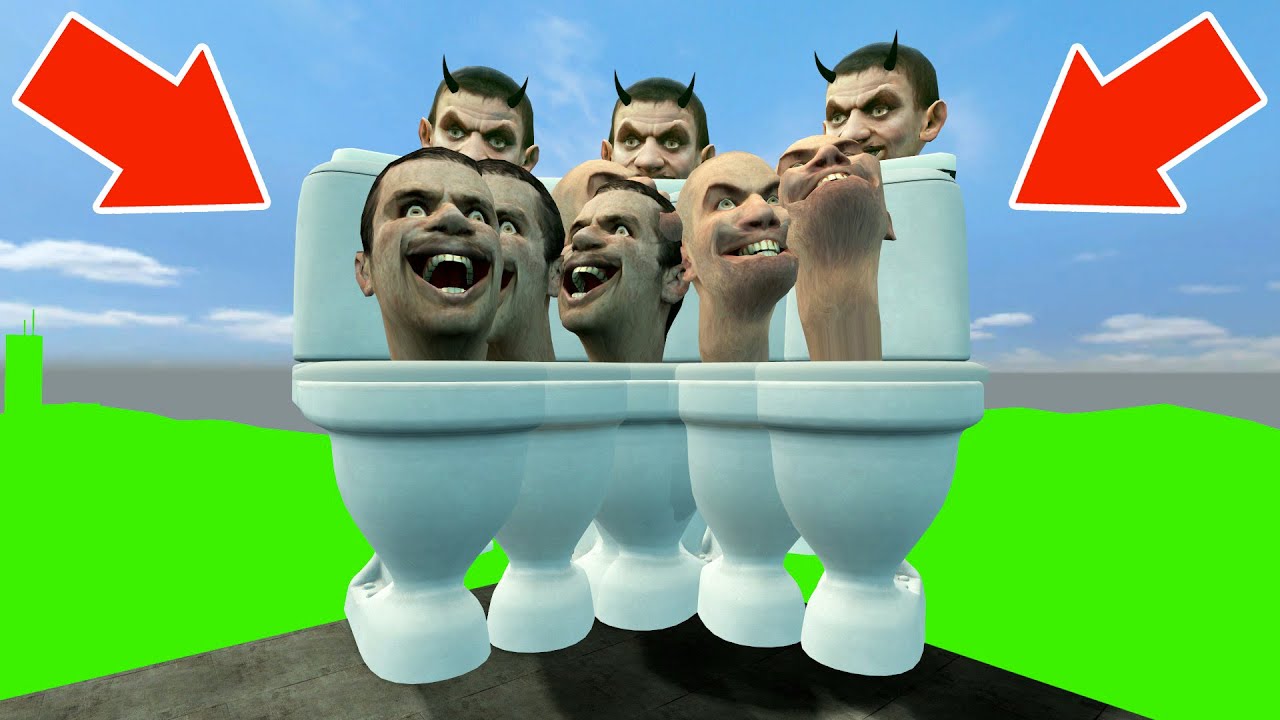 Spartan Kicking All New Skibidi Toilets Memes in the Giant Toxic Pit #11 - Garry's Mod