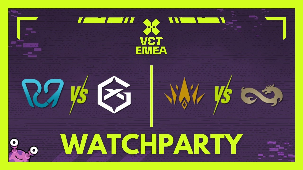 PCF vs GX & BBL vs EF | VCT EMEA Stage 1 #VCTWatchParty | !patreon !socials