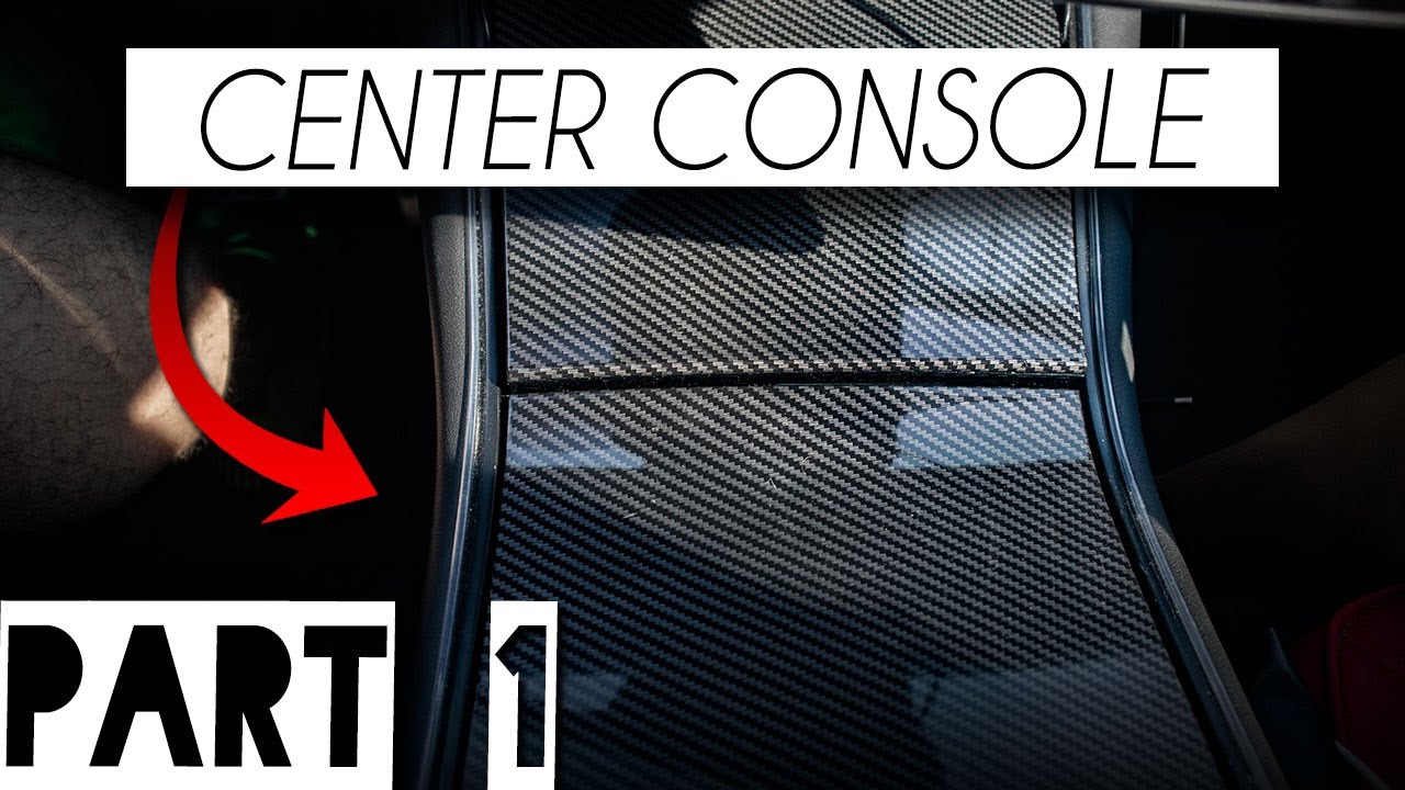 Carbon Fiber Interior - Part 1 (Center Console) | Tesla Model 3 ABS Plastic 2020