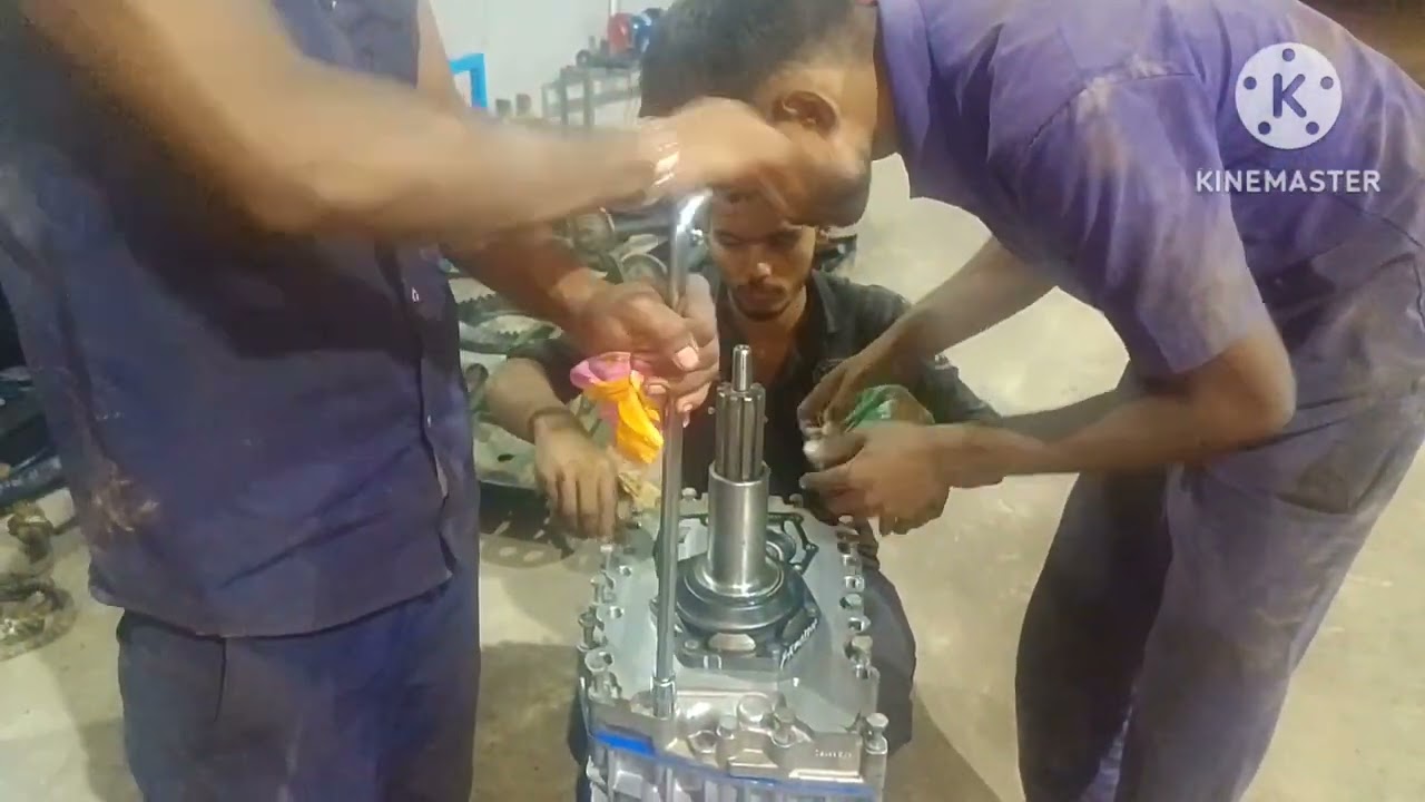 Ashok leyland bs6 ZF 9S 1110 DD Gear box assembly ,How to Gear box Repair in Hindi