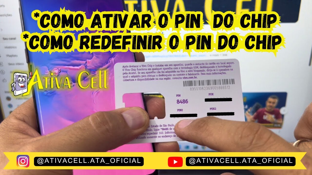 COMO ATIVAR O PIN DO CHIP E COMO REDEFINIR O PIN DO CHIP       #viralvideo #shortvideos #shorts