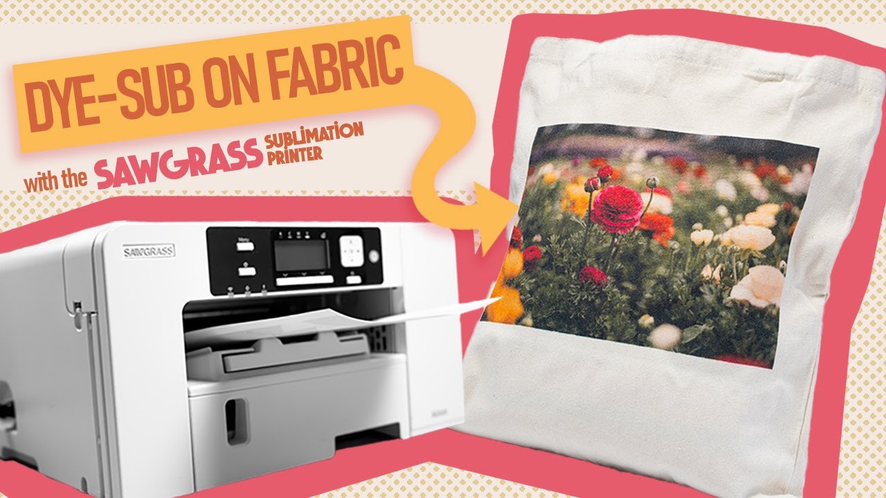 How to Dye-Sub Polyester with the Sawgrass Sublimation Printer | Echidna Sewing