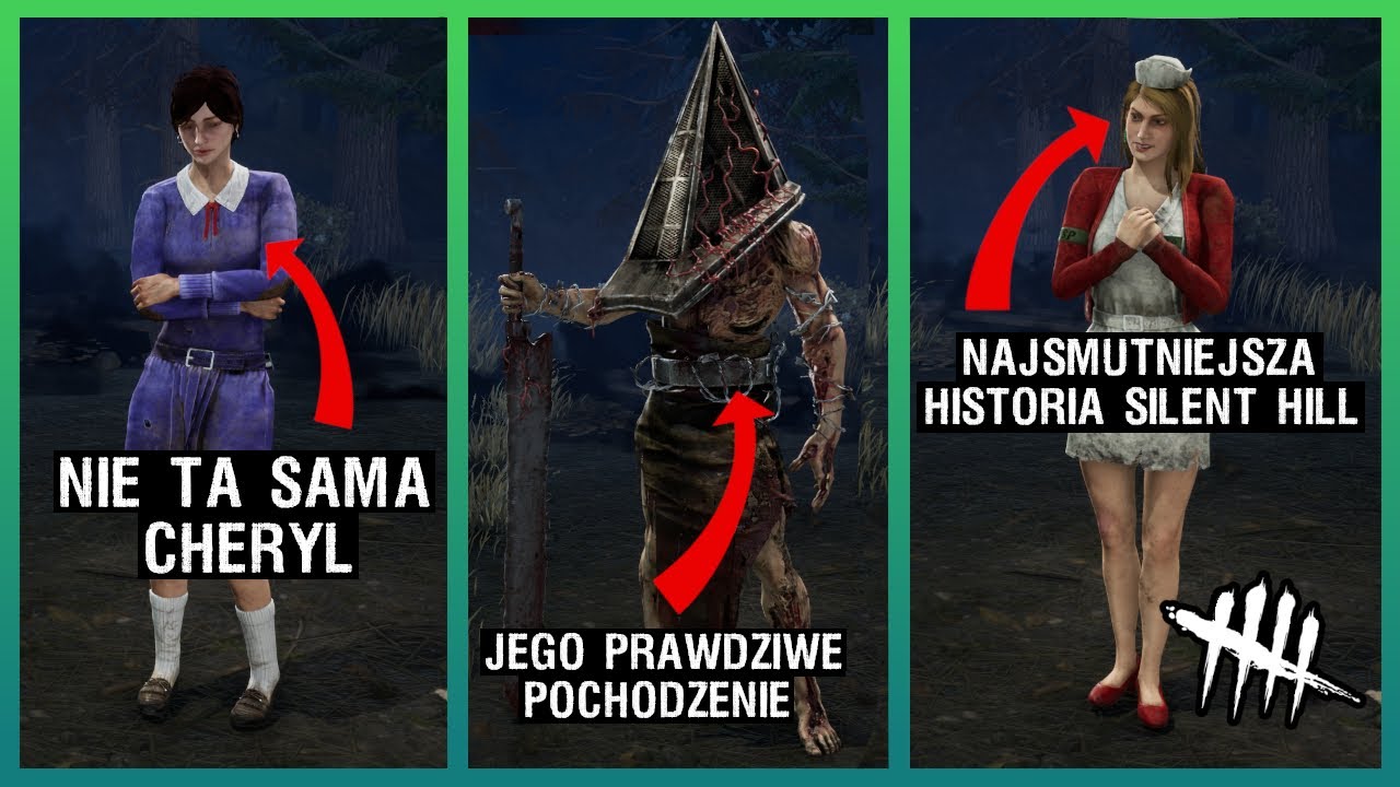 Pochodzenie WSZYSTKICH skinów z Silent Hill w Dead By Daylight