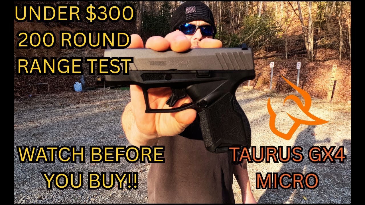 TAURUS GX4 MICRO- 200 round test: IS IT ACTUALLY RELIABLE?