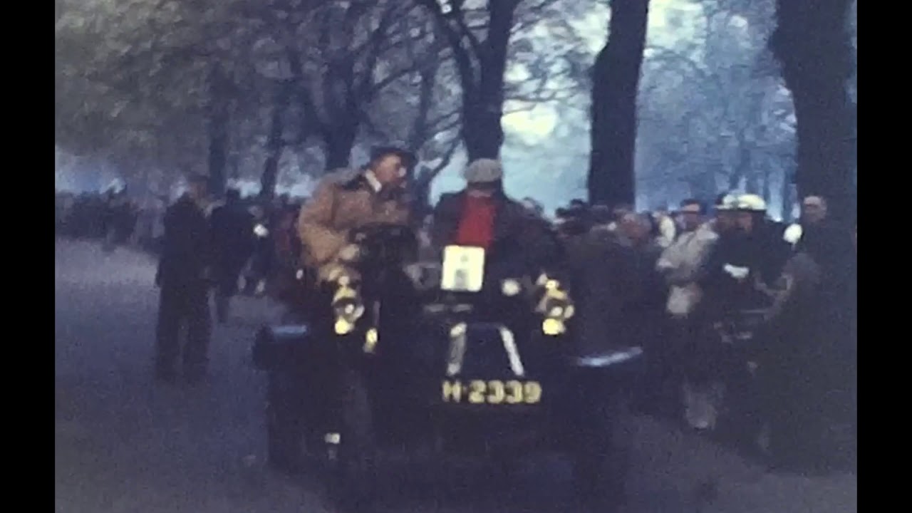 London to Brighton Veteran car run from 1961