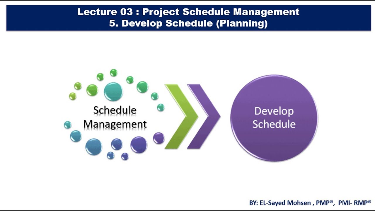5-  Develop Schedule