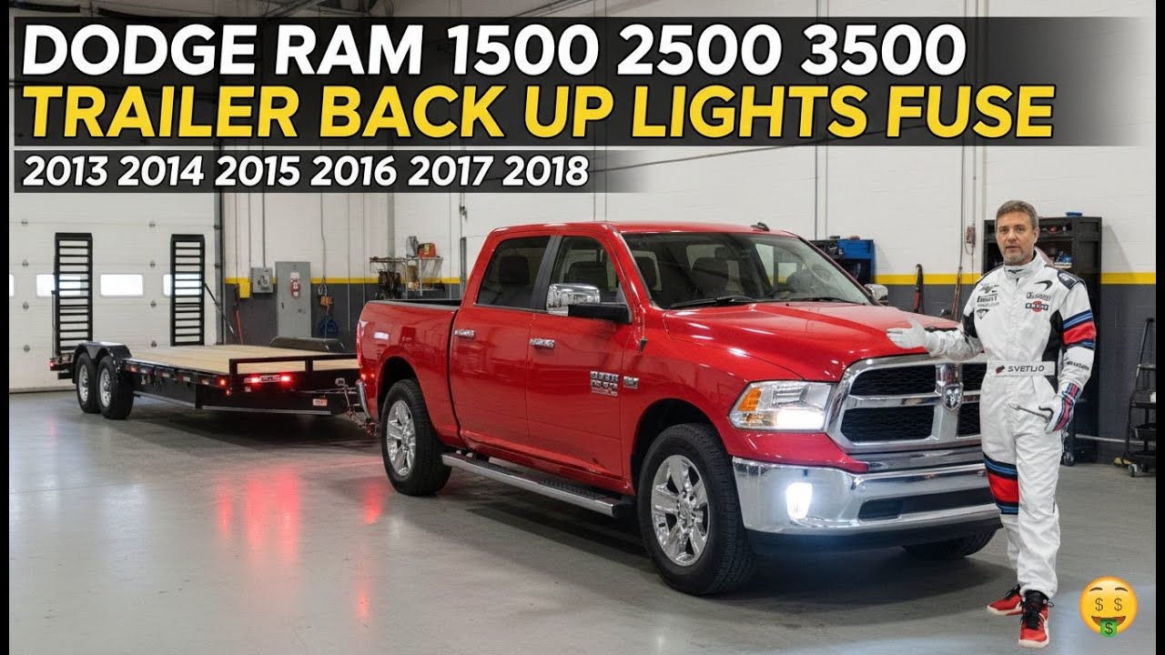 Не работают задние фонари прицепа на Dodge Ram? Расположение предохранителя и способ устранения н...