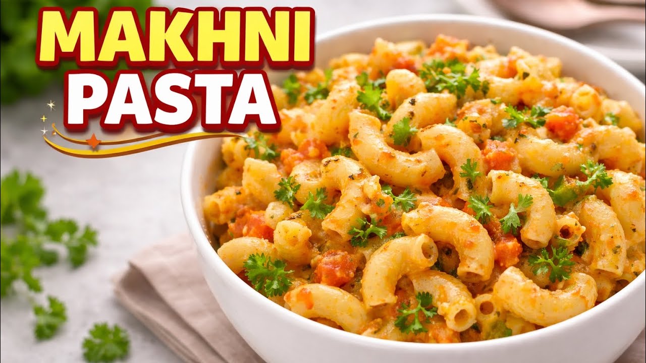 MAKHNI PASTA RECIPE | CREAMY PASTA WITH INDIAN FUSION #makhnipasta #pastarecipe #yummy #food 