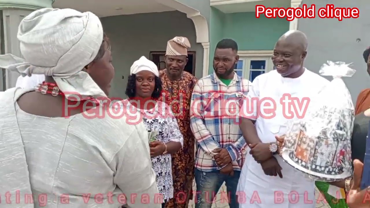 BIRTHDAY SURPRISE FROM TAMPAN MEMEBERS  AND ORIKI GBONGAN ON DISPLAY