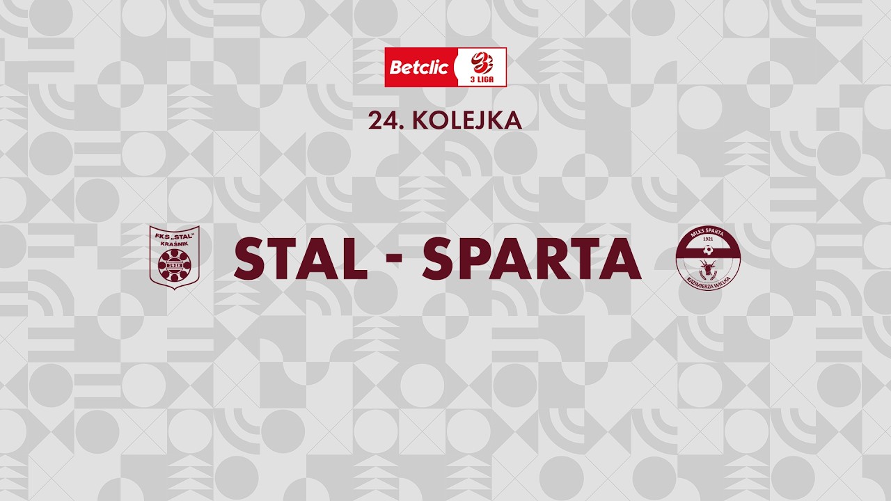 LIVE: Stal Kraśnik vs Sparta Kazimierza Wielka #Betclic3Liga | Sezon 2025/2026