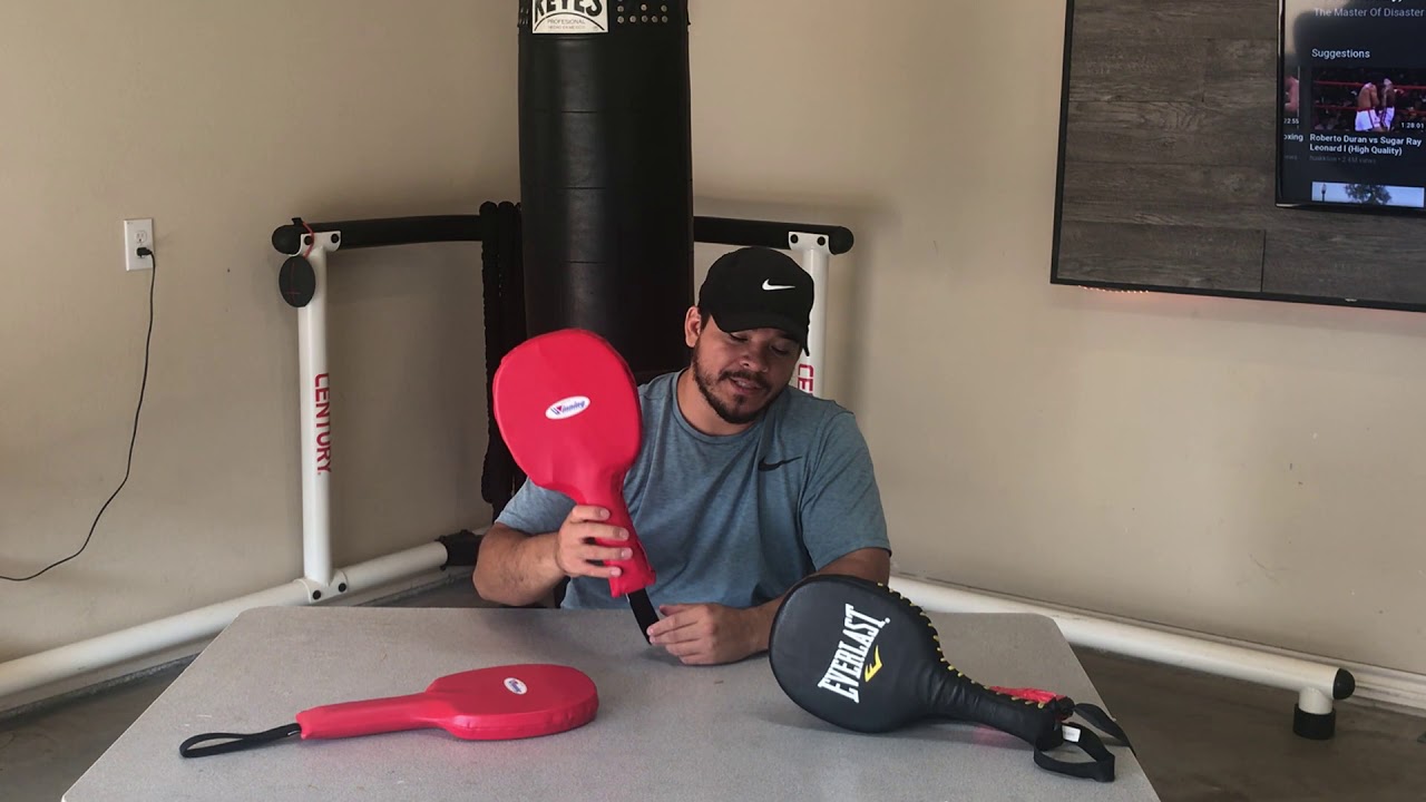 Winning Punch Paddles CM-15 v Everlast Punch Paddles