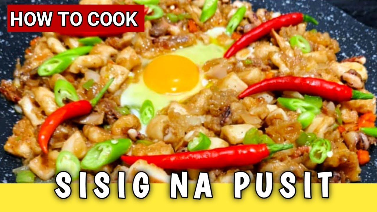 SIZZLING SQUID SISIG ( THIS IS ONE OF THE BEST SQUID RECIPE) DELICIOUS SQUID SISIG!!