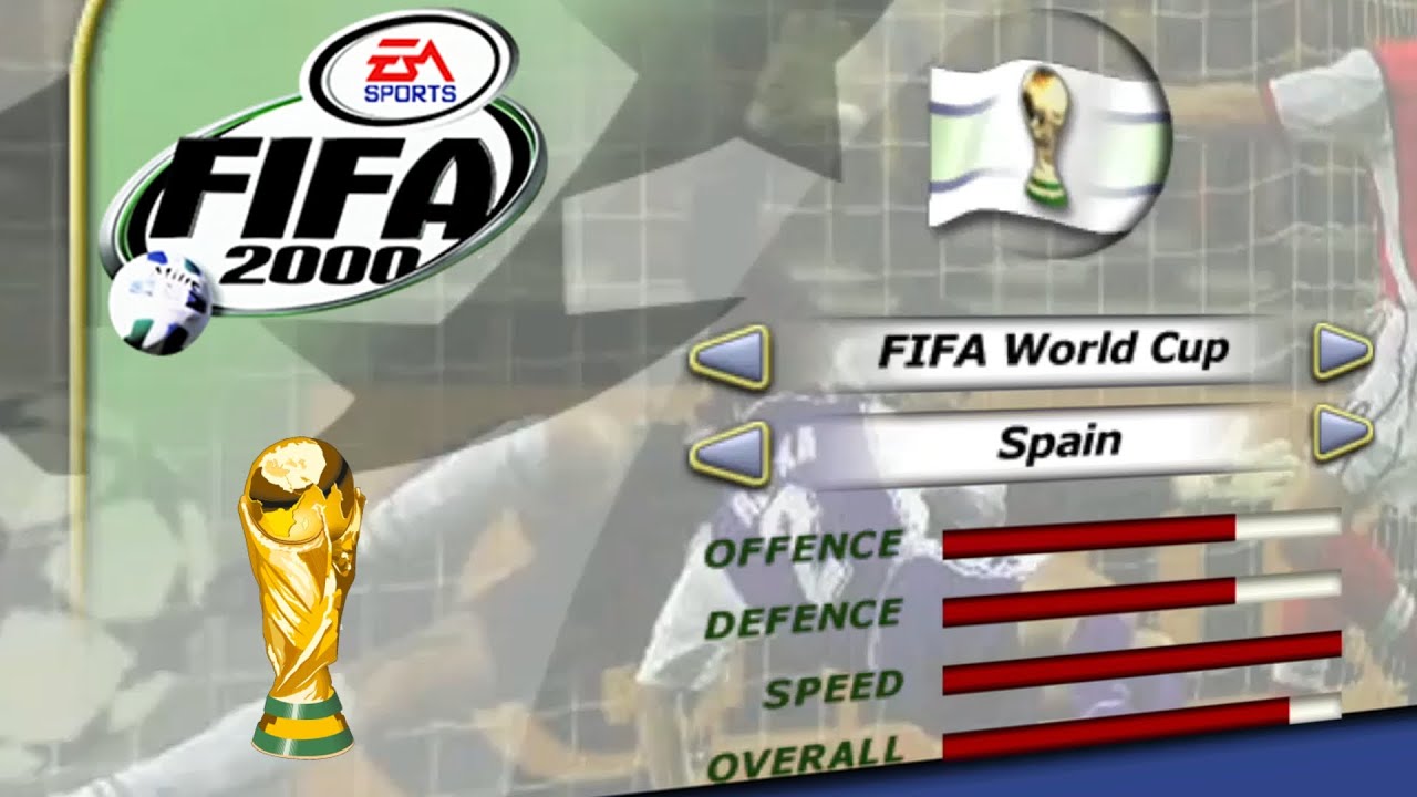 [PC] | FIFA 2000 | SPAIN | WORLD CUP | LONGPLAY | WORLD CLASS DIFFICULTY