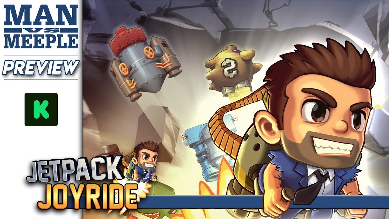 Jetpack Joyride Preview by Man Vs Meeple (Lucky Duck Games)
