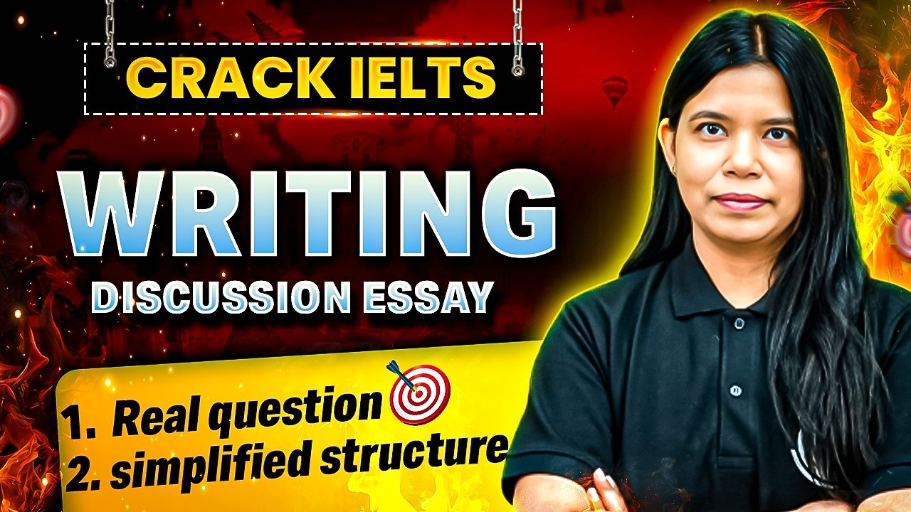 IELTS Writing  - Discussion Essay 📝| Strategy For Band 8 🔥| FREE IELTS Preparation Full Course