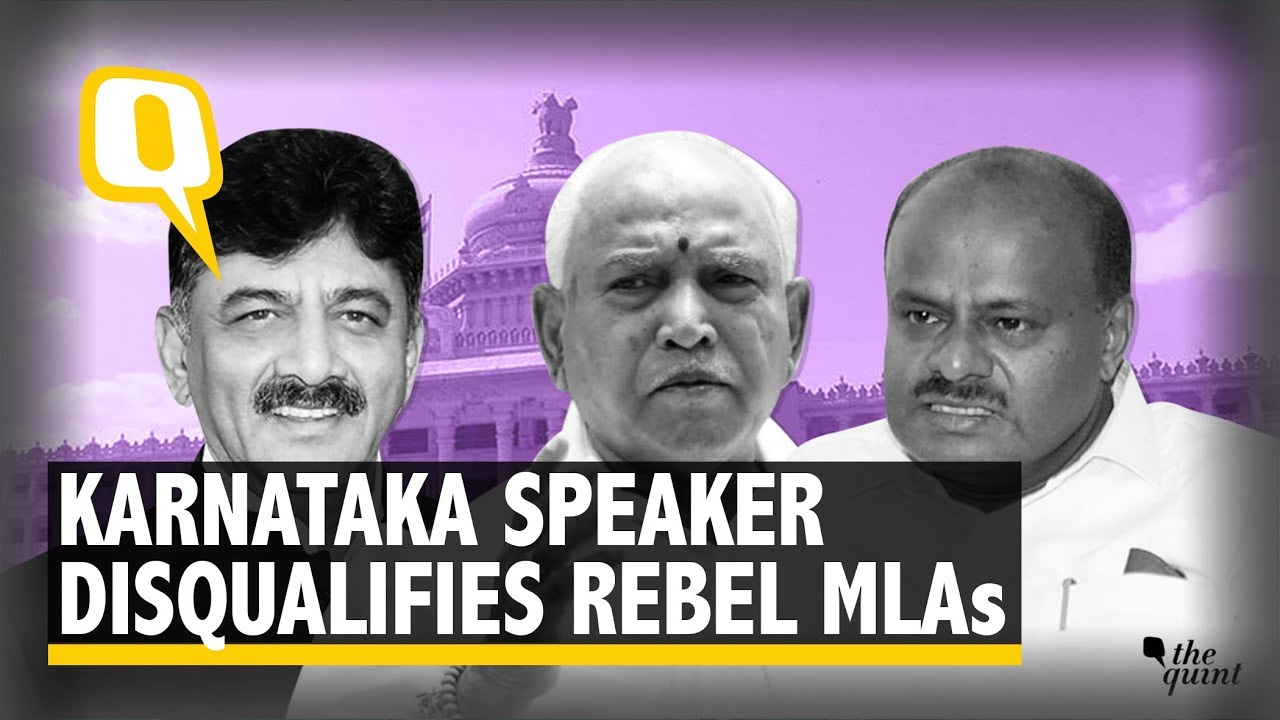 3 Karnataka Rebel MLAs Disqualified: All You Need to Know | The Quint
