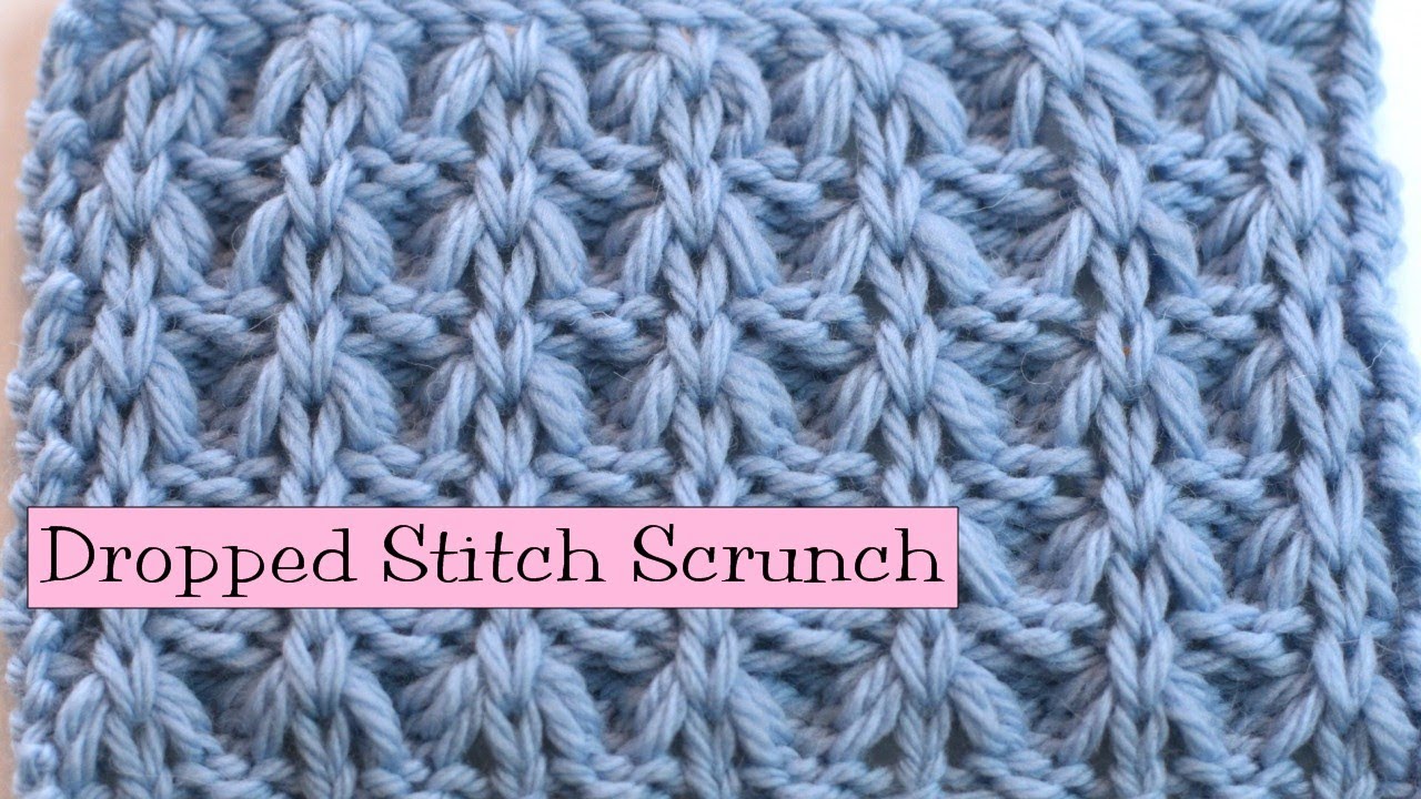 Fancy Stitch Combo - Dropped Stitch Scrunch