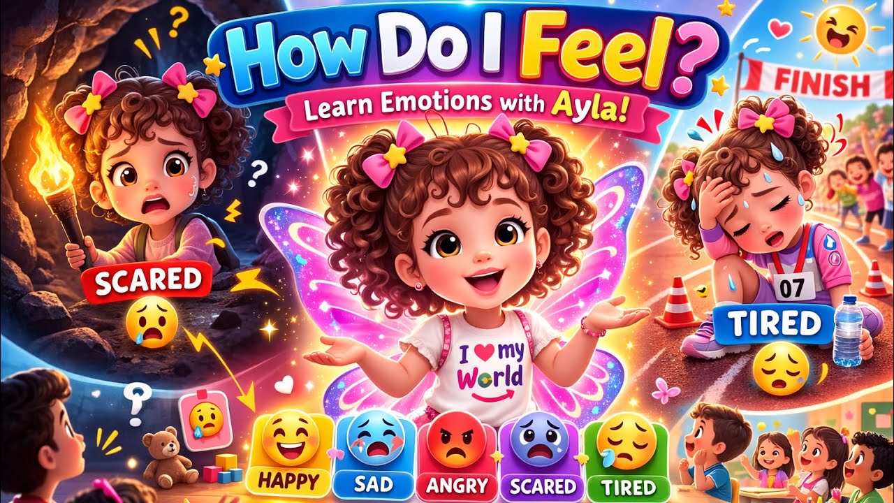 How Do I Feel? 🦋 | Fun Feelings Song for Kids | Learn Emotions with Ayla🌈🎼