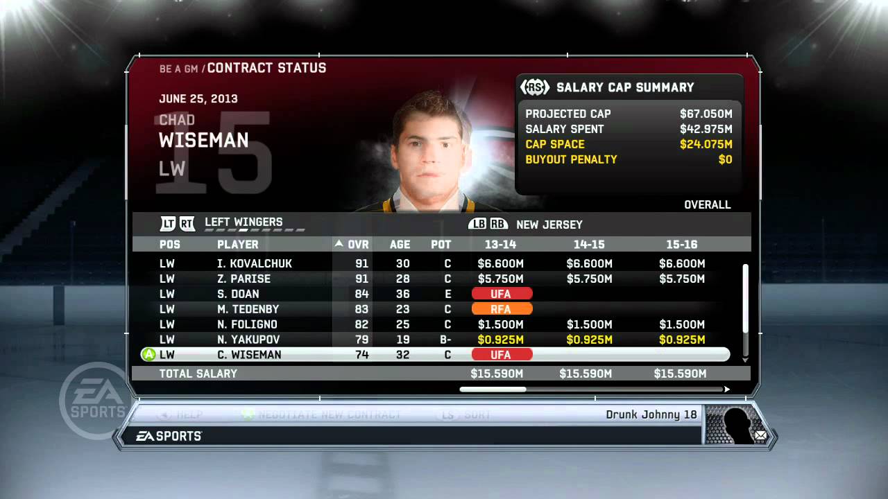 NHL 12: GM Mode Commentary - New Jersey ep. 16 