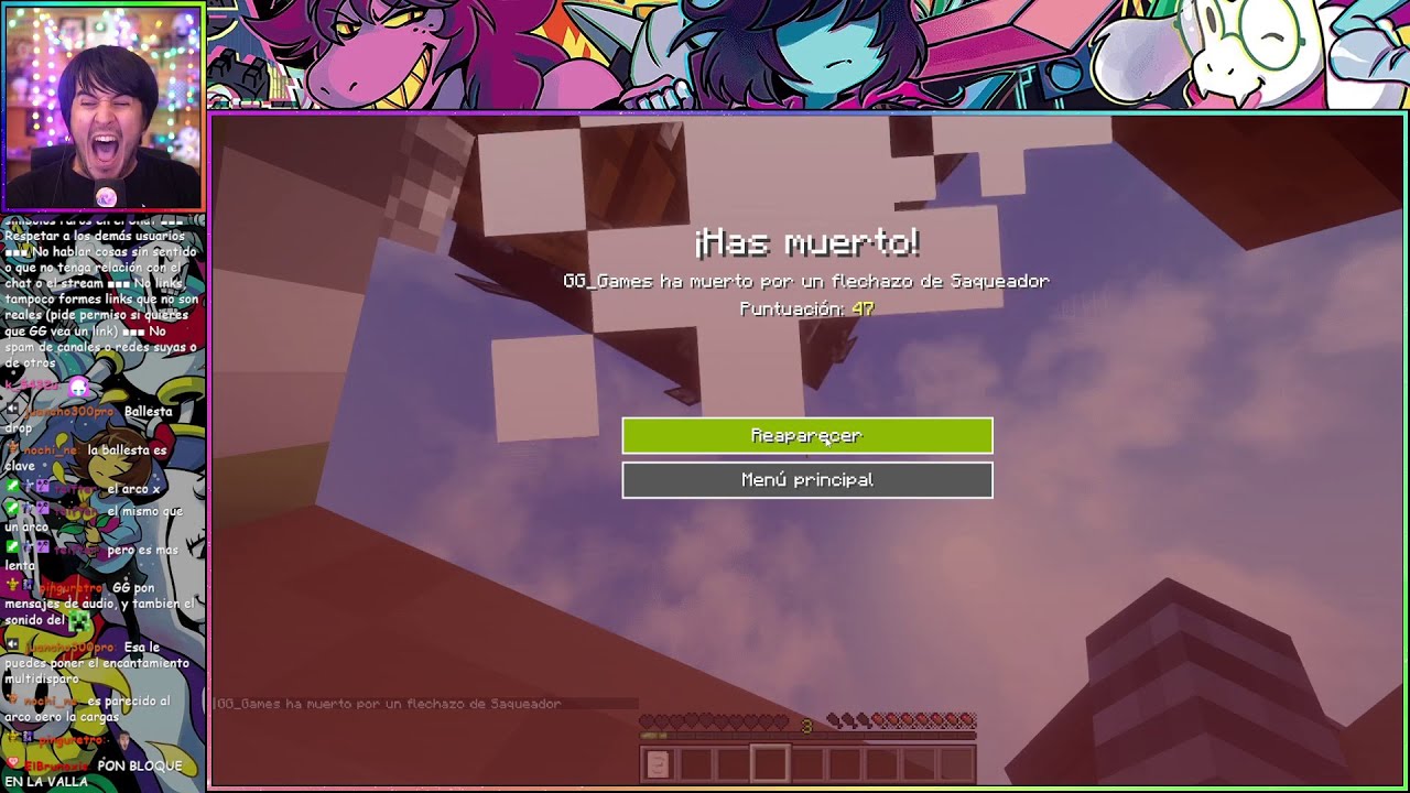 GG muere por illagers porque es mal&iacute;simo | GG Games Clip #681