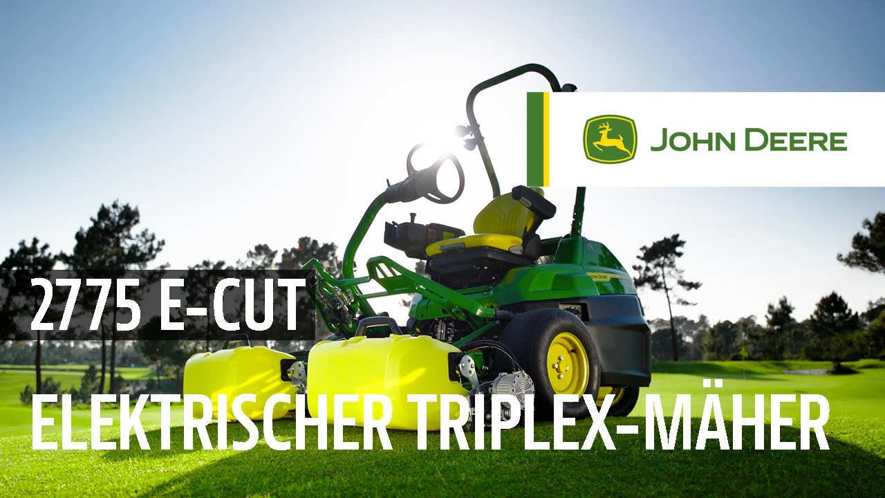 John Deere 2775 E-Cut: Nachhaltige elektrische Leistung