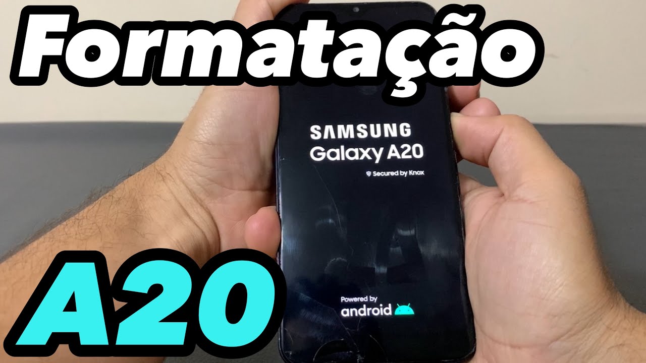 Como formatar SAMSUNG GALAXY A20 (SM-A205G) - Hard Reset Desbloquear Formatar (Remover Senha)