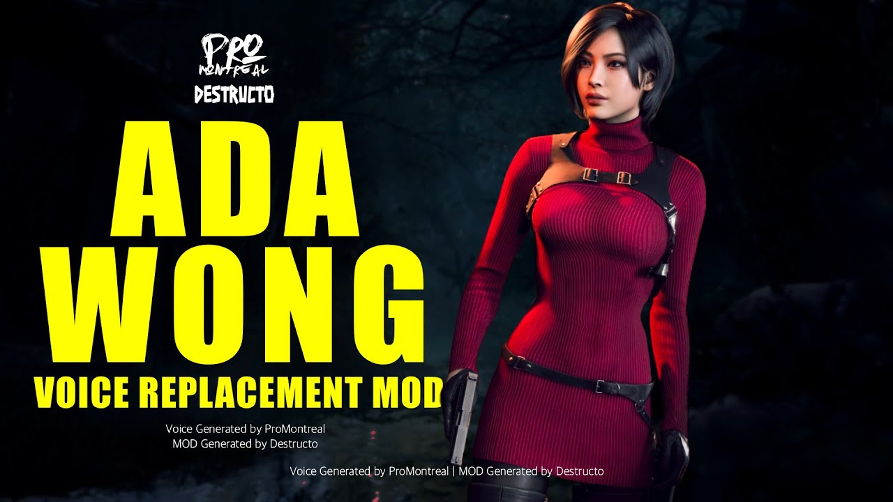 Модификация голоса Ады Вонг для Resident Evil 4 Remake