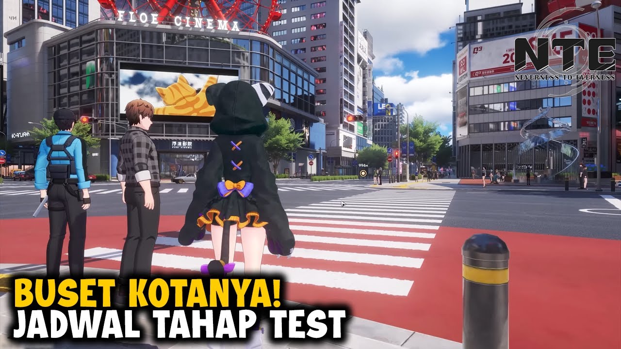 Jadwal Tahap Test & Keren Parah Sih Pemandangan Kotanya! - Neverness to Everness