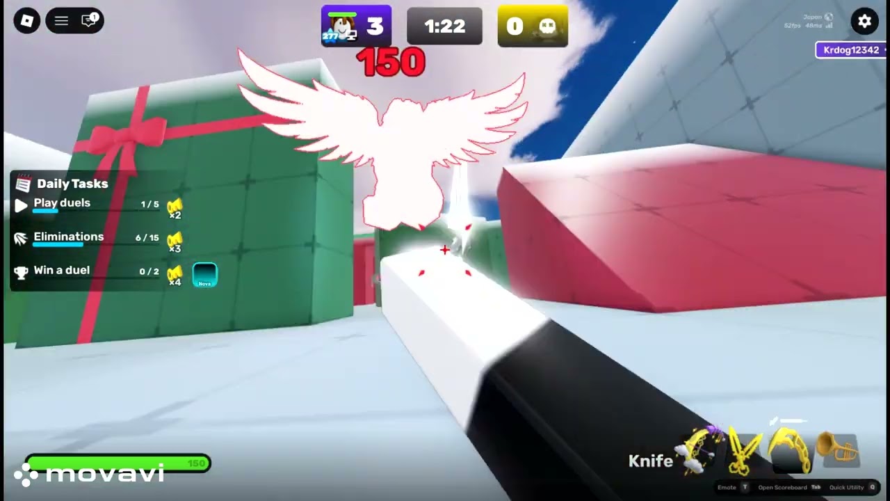 Knife clip #roblox #rivals #edit #clips #dia de fiesta slowed