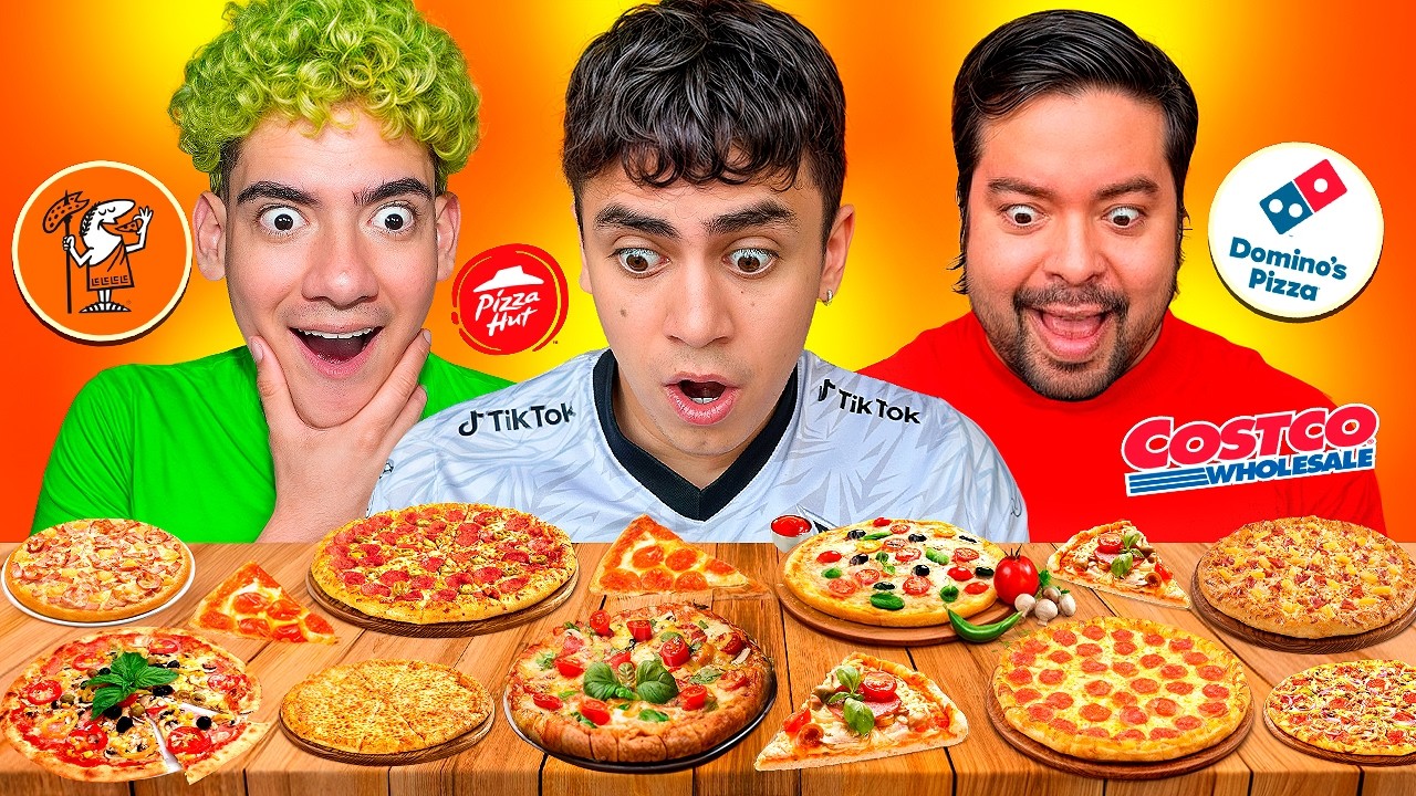 COMPRAMOS TODAS LAS PIZZAS CLASICAS Y DECIDIMOS CUAL ES LA MEJOR!!🍕 Con Donato Y Antronix