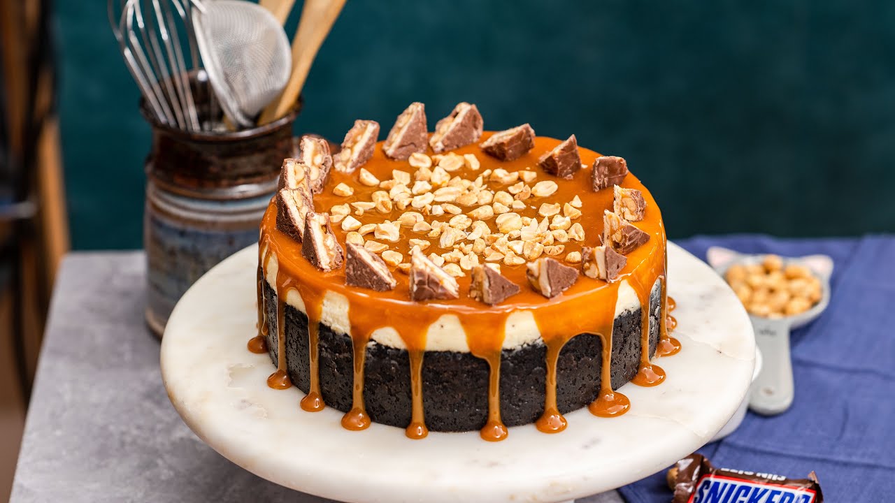 Snickers Caramel Cheesecake Recipe