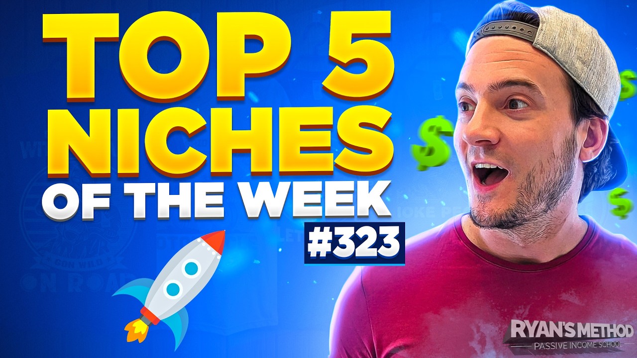 TOP 5 NICHES 🔥 Print on Demand Niche Research # 323 &mdash; (8/2/2026)