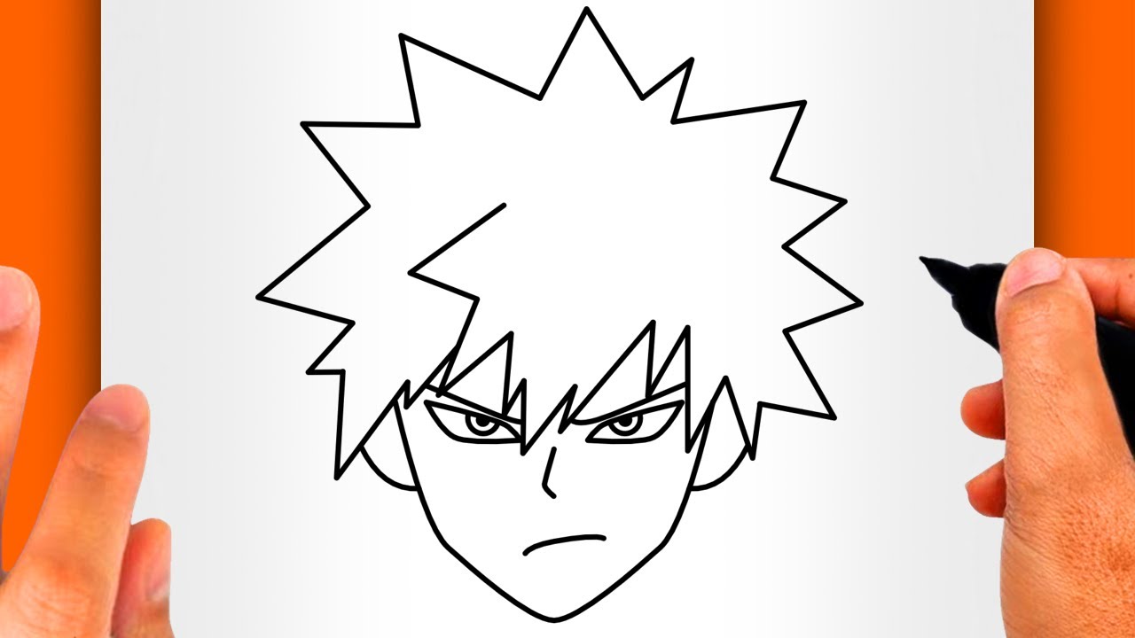 HOW TO DRAW BAKUGO (EASY BAKUGO DRAWING)