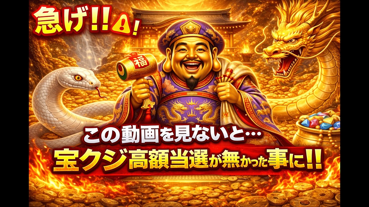 【超危険】無一文になる前にこの動画を見てください【大黒天金運アップ】#金運 #宝くじ