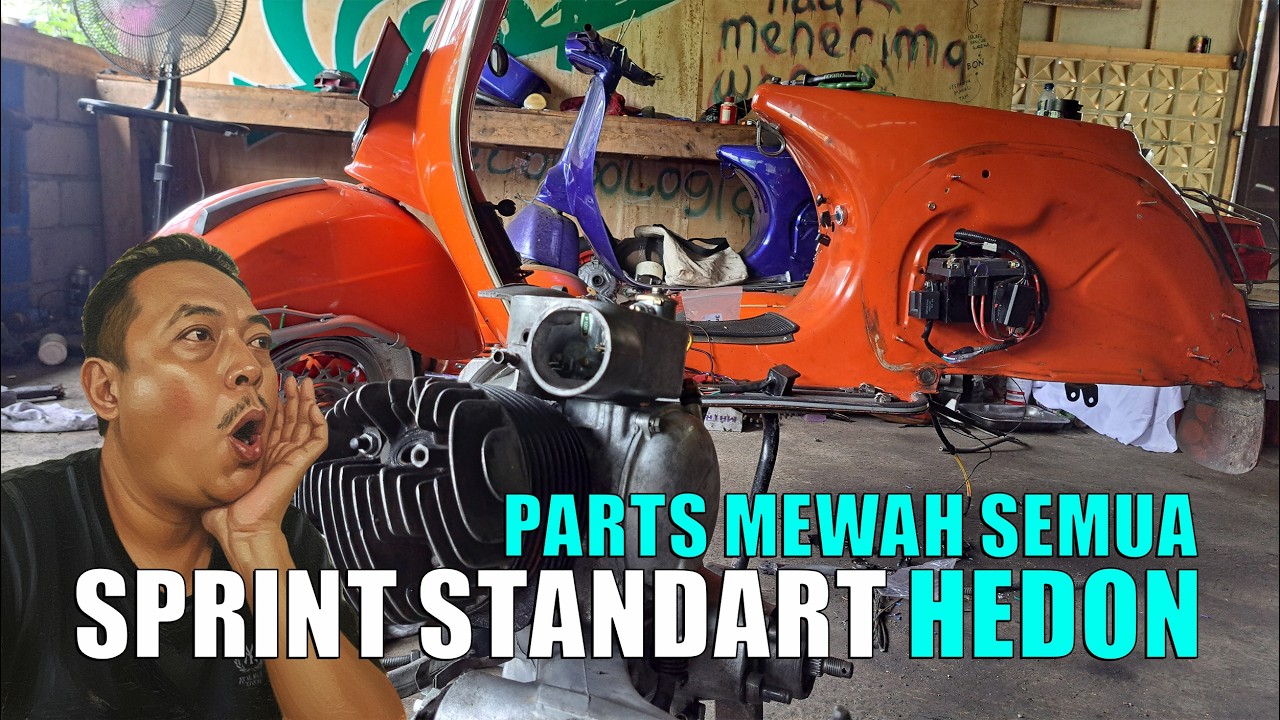 Review Spesifikasi Vespa Sprint Standart HEDON