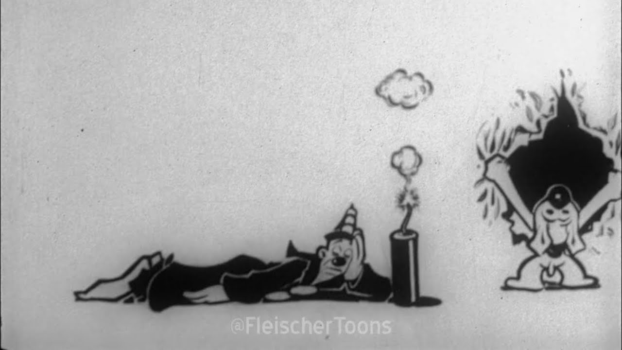 Koko's Klock | 1927 | Inkwell Imps | Koko the Clown | Max Fleischer Studios Cartoon