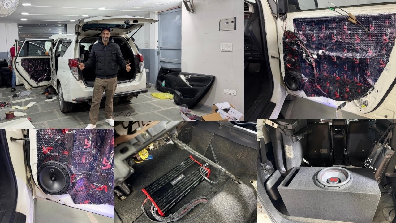 Toyota Innova Crysta Loud Audio Setup | Best Car Audio Upgrade Store In Delhi | Motor Concept