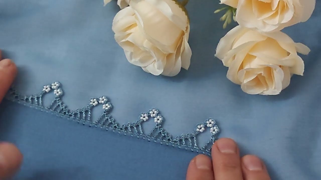 Tek sırada biten çabucak ve  aşırı zevkli ilerliyen en yeni kumboncuk oyası Gözlerimi alamadım 🥰672.