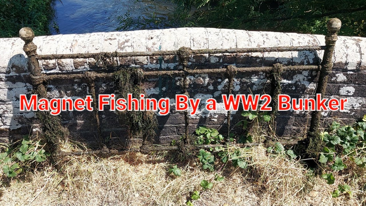 Magnet fishing by a WW2 Bunker.....global magnet fishing day