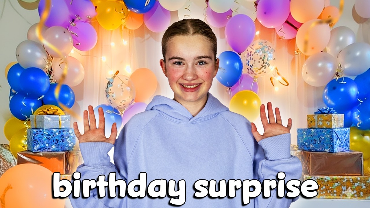 Сюрприз на 13-летие нашей дочери!