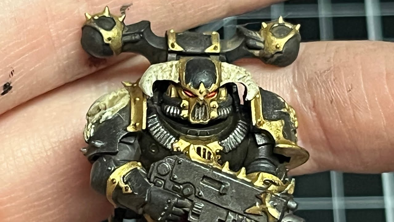 Painting a vile, evil, nasty boy