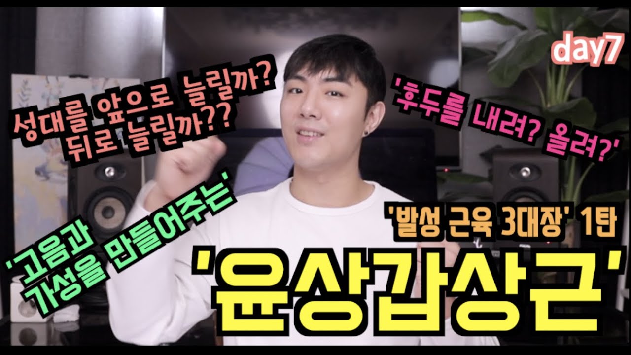 [발성 근육 3대장] -1- 고음과 가성을 만들어주는 '윤상갑상근' [7일]